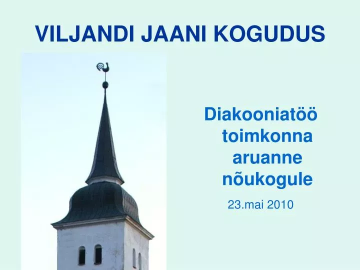 viljandi jaani kogudus