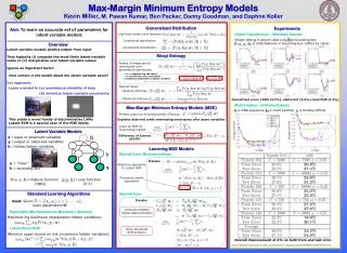 Max-Margin Minimum Entropy Models