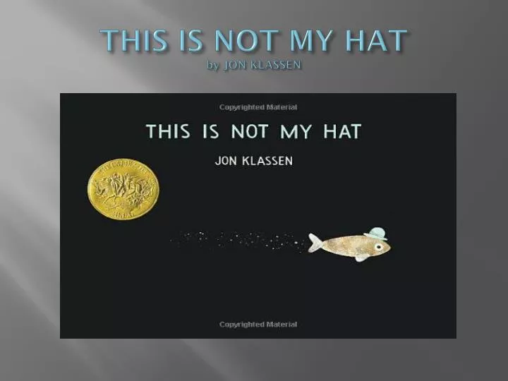 this is not my hat by jon klassen