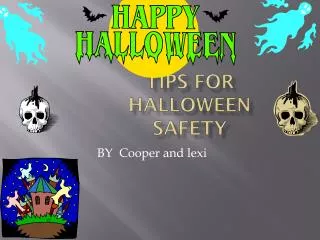 Tips for halloween safety