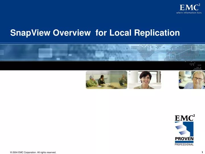 snapview overview for local replication