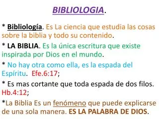bibliologia