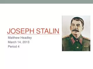 Joseph Stalin