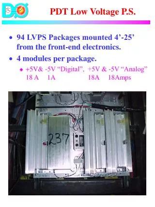 PDT Low Voltage P.S.