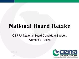 National Board Retake