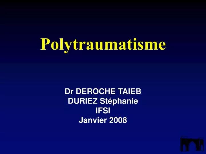 polytraumatisme