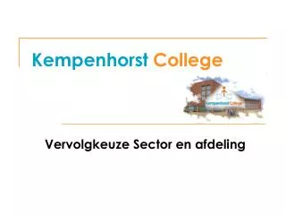 kempenhorst college