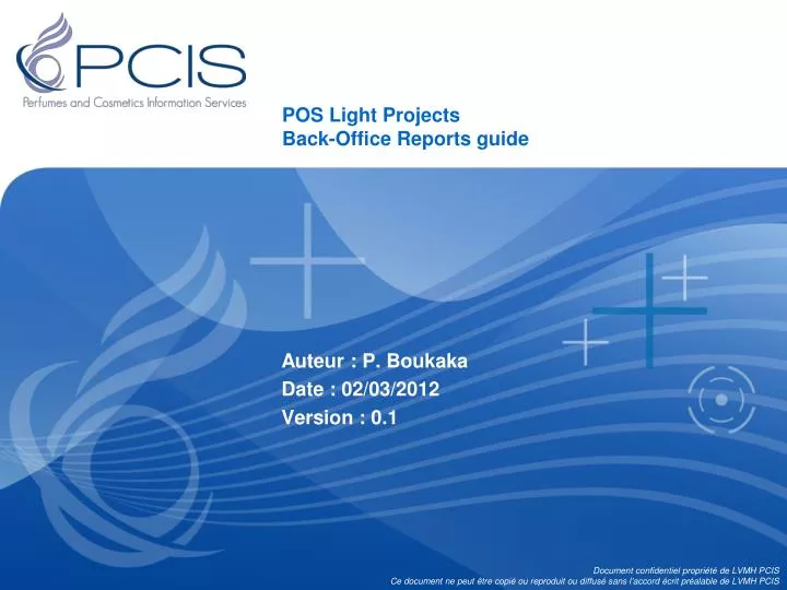 pos light projects back office reports guide