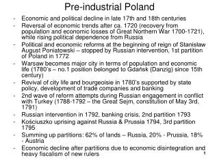Pre-industrial Poland