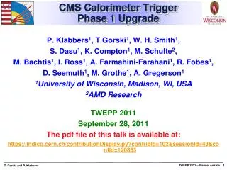 CMS Calorimeter Trigger Phase 1 Upgrade