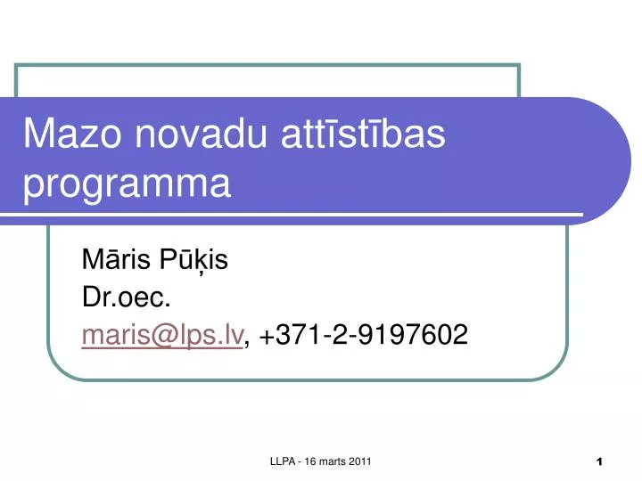 mazo novadu att st bas programma