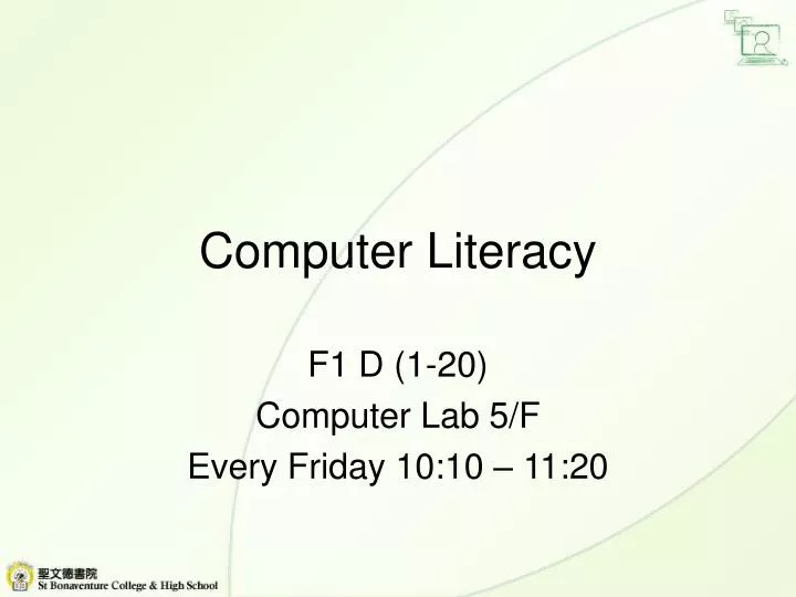 computer literacy