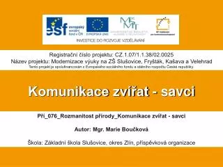 komunikace zv at savci