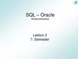 sql oracle relationsdatabase