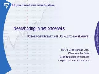 nearshoring in het onderwijs