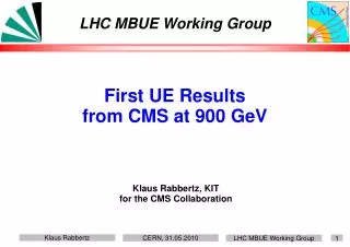LHC MBUE Working Group
