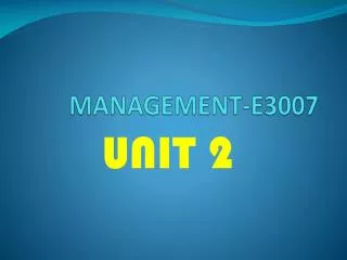 management e3007