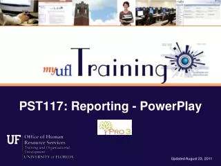 PST117: Reporting - PowerPlay