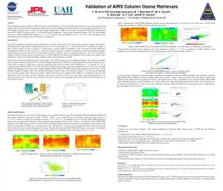 Validation of AIRS Column Ozone Retrievals