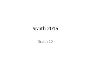 Sraith 2015