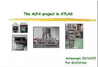 The ALFA project in ATLAS