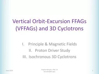 Vertical Orbit-Excursion FFAGs (VFFAGs) and 3D Cyclotrons