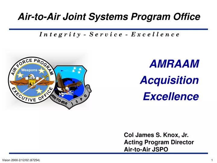amraam acquisition excellence