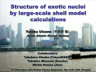 Structure of exotic nuclei by large-scale shell model calculations