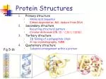 Protein Structures - slide 1