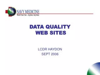 DATA QUALITY WEB SITES
