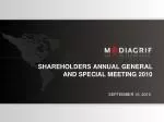 SHAREHOLDERS ANNUAL GENERAL AND SPECIAL MEETING 2010 - slide 1