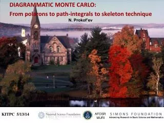 DIAGRAMMATIC MONTE CARLO: From polarons to path-integrals to skeleton technique