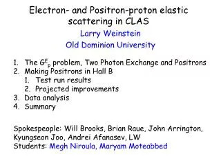 Electron- and Positron-proton elastic scattering in CLAS