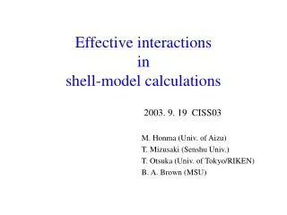 Effective interactions in shell-model calculations