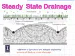 Steady State Drainage - slide 1