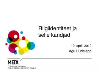 9 aprill 2010 agu uudelepp