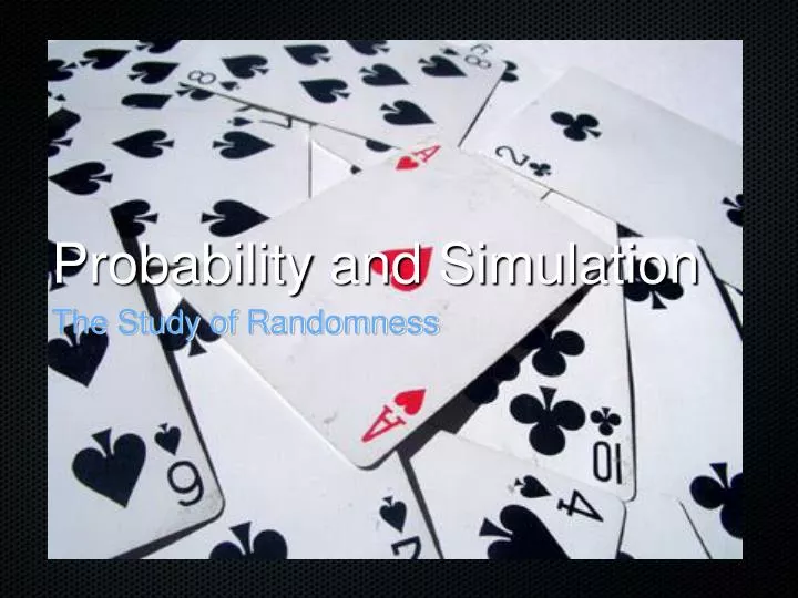 probability and simulation