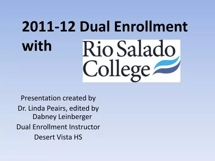 2011 12 dual enrollment with