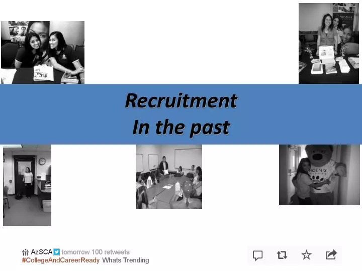 recruitment in the past