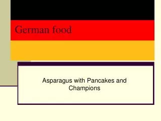 German food