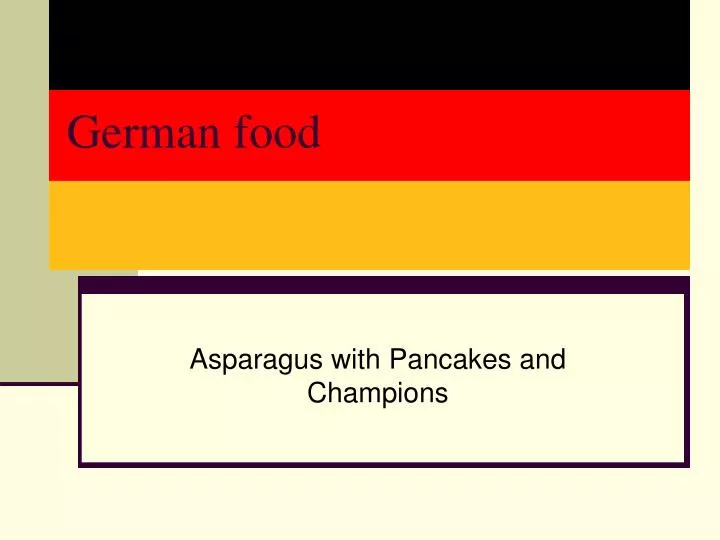 german food