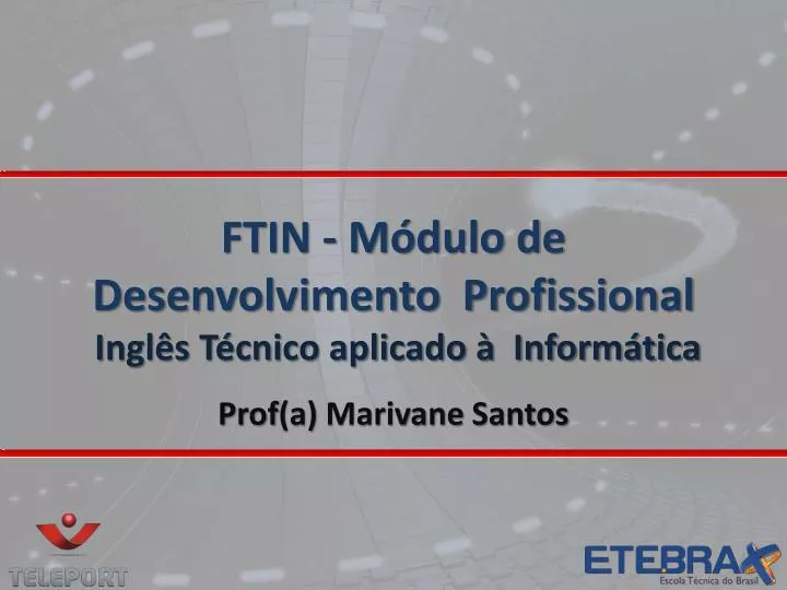 INGLÊS TÉCNICO