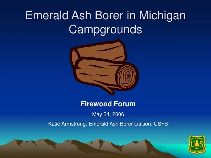 emerald ash borer in michigan campgrounds