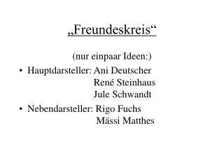 freundeskreis
