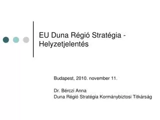 eu duna r gi strat gia helyzetjelent s