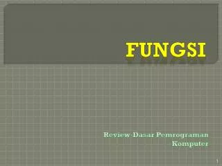 fungsi