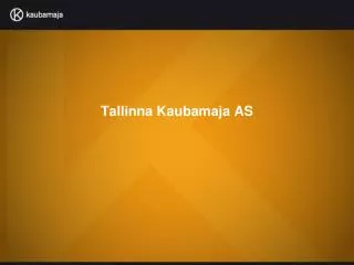 Tallinna Kaubamaja AS