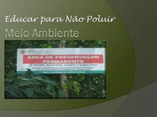 meio ambiente