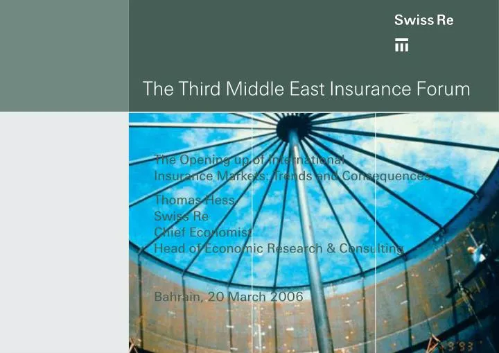 the third middle east insurance forum