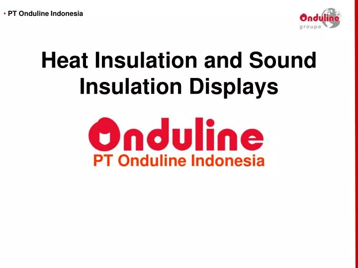 heat insulation and sound insulation displays